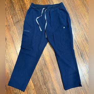 Figs Technical Collection HW Yola Scrub Pants Sz L/P Navy Blue Style W22SW2013P